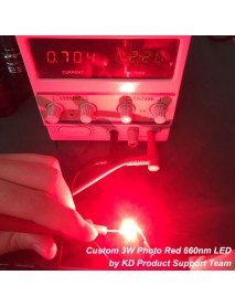 Custom 3W 1000mA 3535 Photo Red 660nm LED (1 pc)