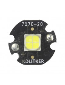 XHP70 White 6500K 6V 4800mA on 20mm LED MCPCB