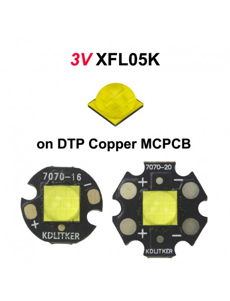 3V XFL05K HD 6500K 30A 107W 8335 Lumens SMD 7070 LED