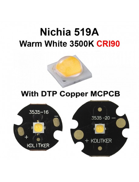Nichia 519A Warm White 3500K CRI90 SMD 3535 LED