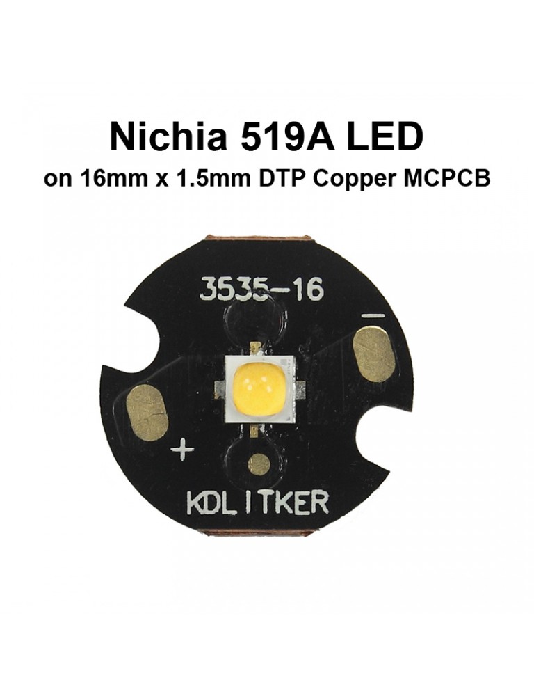 Nichia 519A Neutral White 4500K CRI90 LED