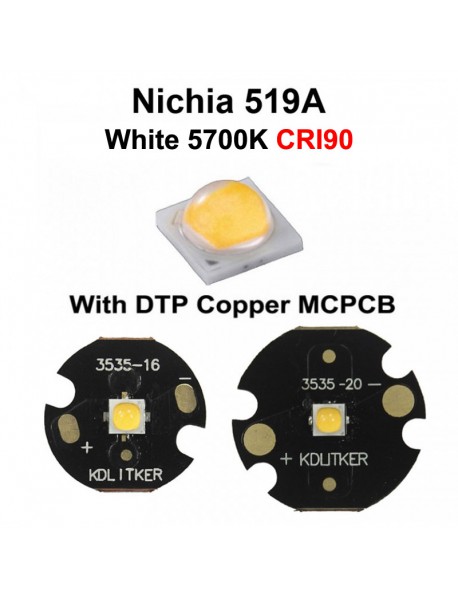 Nichia 519A White 5700K CRI90 SMD 3535 LED