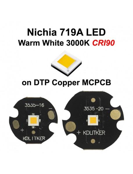 Nichia 719A Warm White 3000K CRI90 SMD 3535 LED