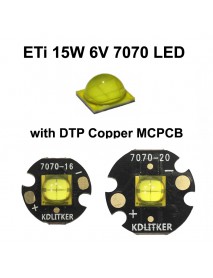 ETi 7070 15W 6V 2400mA 1700 Lumens High Power LED Emitter (1 PC)