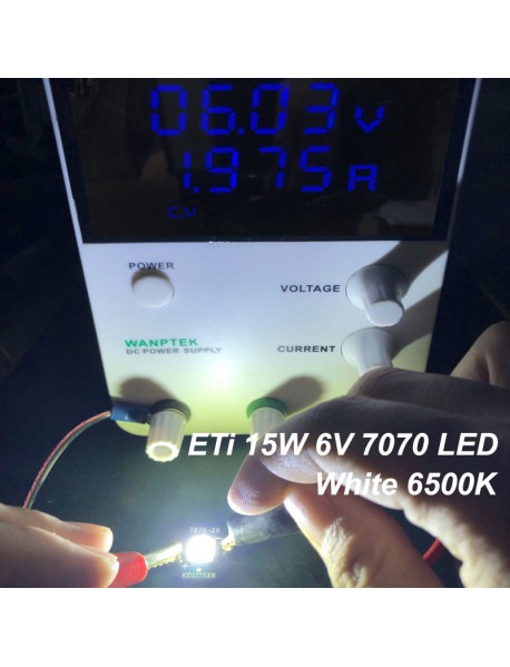 ETi 7070 15W 6V 2400mA 1700 Lumens SMD 7070 LED