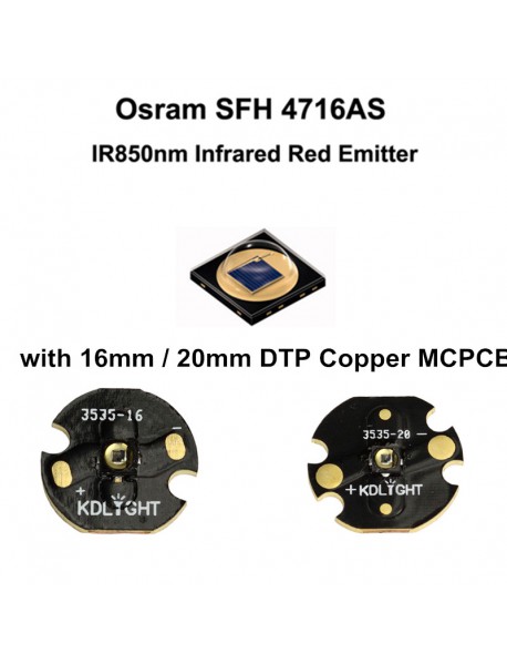 Osram SFH 4716AS IR850nm Infrared Red Emitter ( 1 pc )