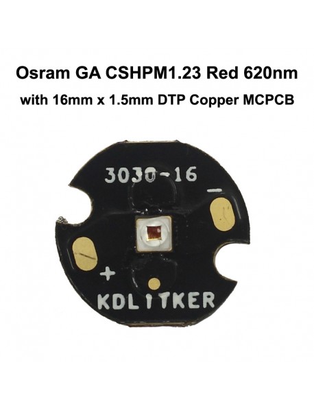 Osram GA CSHPM1.23 Red 620nm LED Emitter (1 PC)