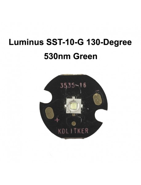 Luminus SST-10-G 130-Degree 530nm Green LED Emitter - 1 pc