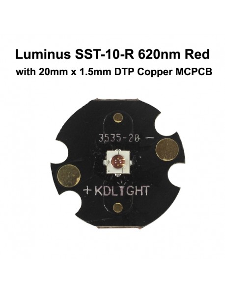 Luminus SST-10-R 90-degree 620nm Red LED Emitter