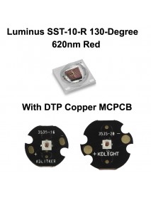 Luminus SST-10-R 130-degree 620nm Red LED Emitter