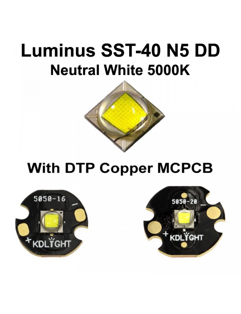 Leia At tilpasse sig Paranafloden Luminus SST-40 Neutral White 5000K LED Emitter