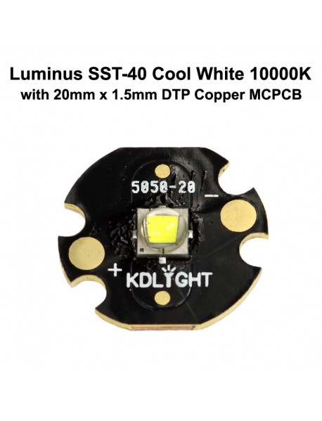 Luminus SST-40 N3 ZF Cool White 10000K LED Emitter (1 pc)