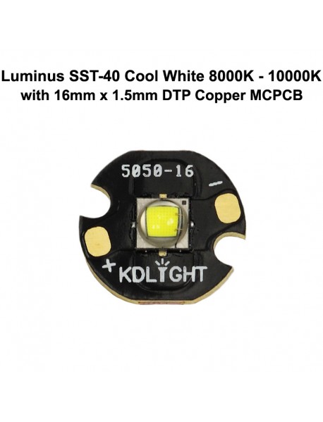 Luminus SST-40 N4 ZD Cool White 8000K - 10000K LED Emitter (1 pc)