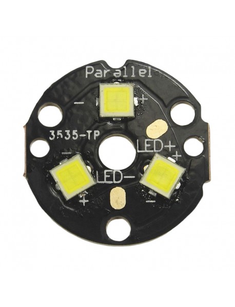 Triple SFQ43 SMD 3535 LED on 20mm DTP Copper MCPCB Parallel