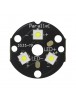 Triple SFT-25R LEDs 7000K 6500K 5700K 5000K on 20mm DTP Copper MCPCB Parallel with LENs