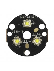 Triple Cree XP-E2 SMD 3535 LED on 20mm DTP Copper MCPCB Parallel