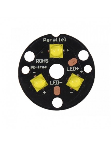  Triple XP-G3 LED Emitter with 20mm x 1.5mm DTP Copper PCB (Parallel) w/ optics