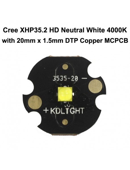 Cree XHP35.2 HD E2 5C Neutral White 4000K LED Emitter (1 PC)