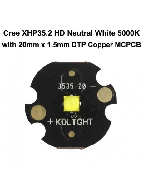 Cree XHP35.2 HD E2 3A Neutral White 5000K LED Emitter (1 PC)
