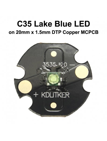 C35 3W 1A Lake Blue SMD 3535 LED