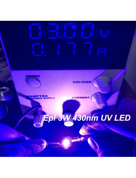 Epi 3W 395nm 410nm 430nm 3535 SMD Ultraviolet UV LED