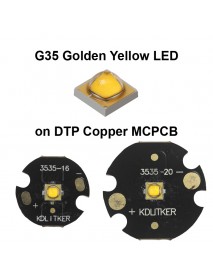 G35 3W 1000mA Golden Yellow SMD 3535 LED