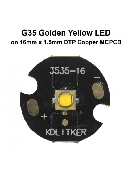 G35 3W 1000mA Golden Yellow SMD 3535 LED