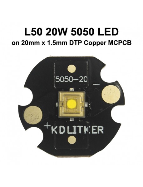L50 20W 5A 1800 Lumens Warm White 3000K SMD 5050 LED