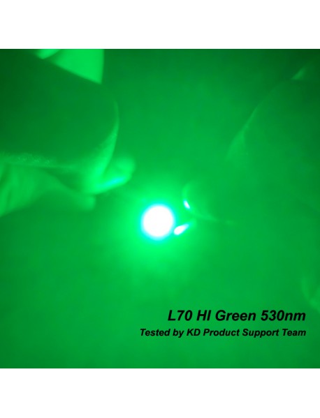 L70 HI Green 530nm 30W 8A 2200 Lumens SMD 7070 LED