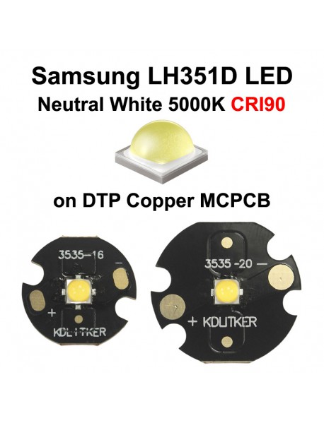 Samsung LH351D Neutral White 5000K High CRI90 SMD 3535 LED (SPHWHTL3DA0GF4RTS6)