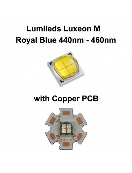 Lumileds Luxeon M Royal Blue 440nm - 460nm LED