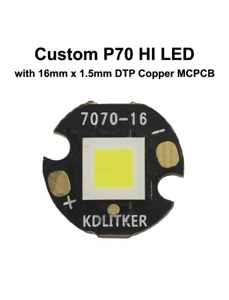 Custom P70 HI 6V 5000mA 4000 Lumens LED
