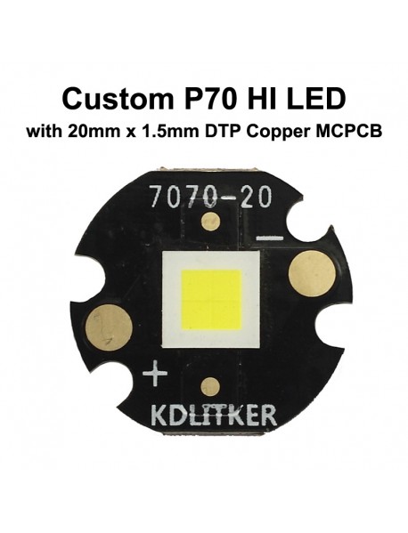 Custom P70 HI 6V 5000mA 4000 Lumens LED
