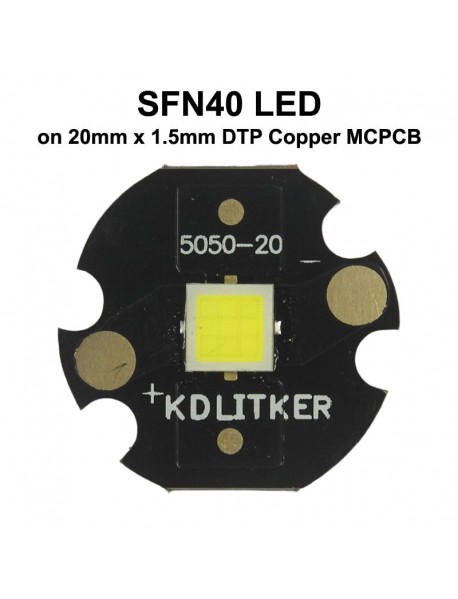 SFN40 9x Core 3V 25A 5200 Lumens SMD 5050 LED