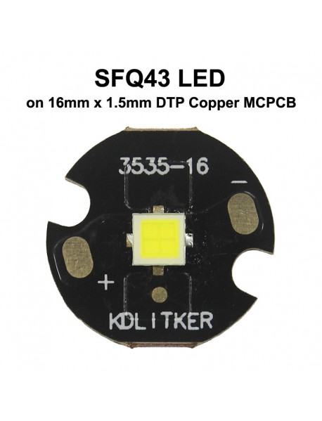 SFQ43 4x Core 3V 12A 3000 Lumens SMD 3535 LED