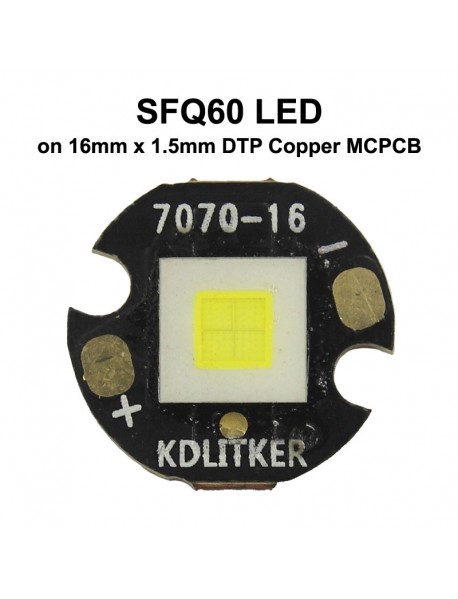 SFQ60 4x Core 80W 20A 6000 Lumens SMD 7070 LED