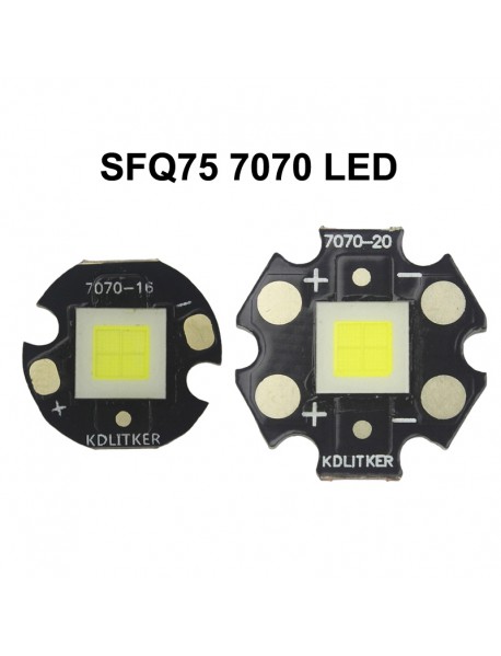 SFQ75 4x 75mil Core 105W 30A 10000 Lumens 6500K 3000K SMD 7070 LED