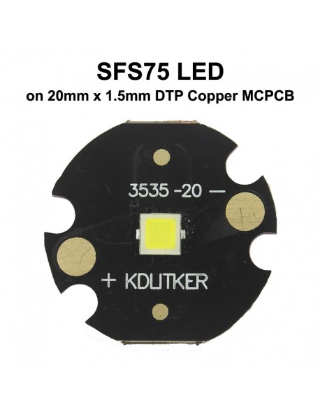 SFS75 3V 12A 2600 Lumens SMD 3535 LED