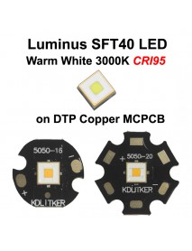 Luminus SFT-40 L5 HB4 Warm White 3000K CRI95 Long Throw SMD 5050 LED
