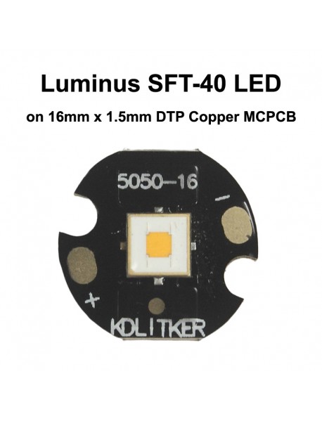 Luminus SFT-40 L5 HB4 Warm White 3000K CRI95 Long Throw SMD 5050 LED