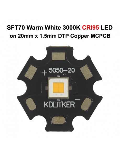 Luminus SFT-70 Warm White 3000K CRI95 SMD 5050 LED