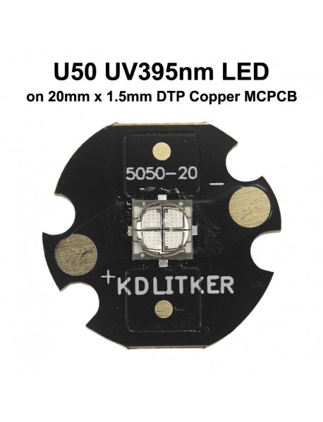 U50 12W 4x Core UV395nm SMD 5050 Ultraviolet UV LED