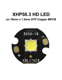 XHP50.3 HD 18W 3A 2320 Lumens SMD 5050 LED