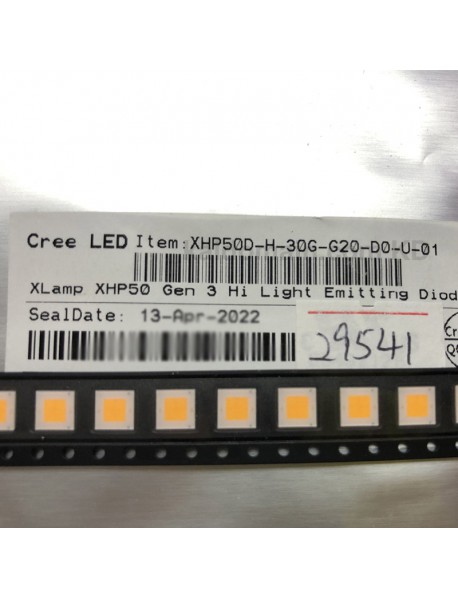 Cree XHP50.3 HI G2 30G Warm White 3000K CRI90 SMD 5050 LED