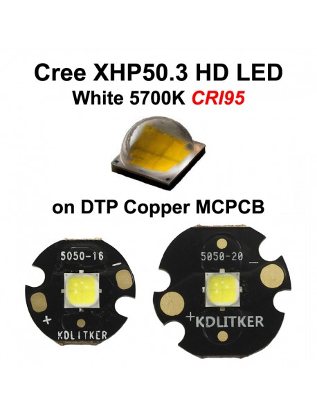 Cree XHP50.3 HD H2 2A White 5700K CRI95 SMD 5050 LED