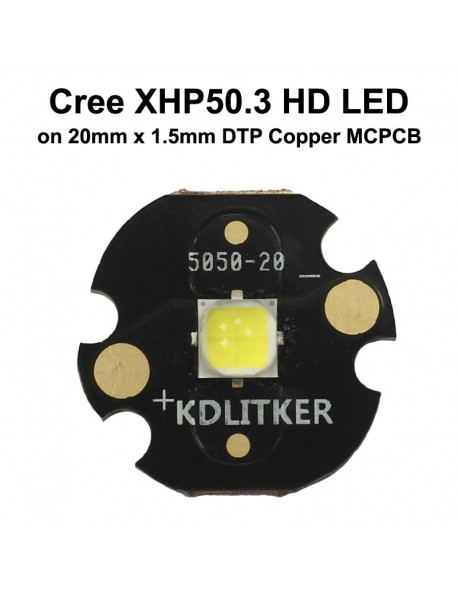 Cree XHP50.3 HD H2 40G Neutral White 4000K CRI90 SMD 5050 LED