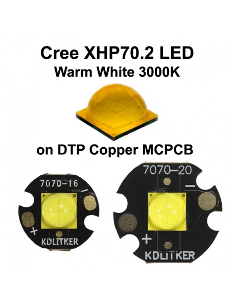 Cree XHP70.2 N4 7A Warm White 3000K SMD 7070 LED