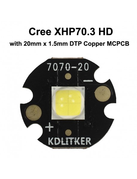 Cree XHP70.3 HD M4 50G Neutral White 5000K CRI90 SMD 7070 LED