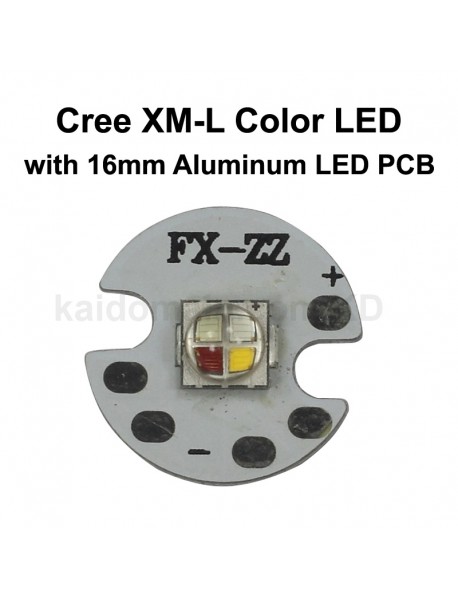 Cree XM-L Color Neutral White 4500K Red Green Blue RGBW LED