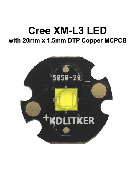 Cree XM-L3 U4 1A White 6500K SMD 5050 LED